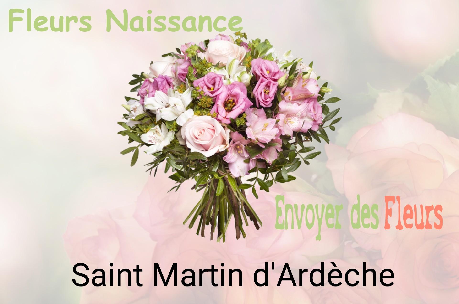 Bouquet de fleurs de naissance livré à Saint-Martin-d'Ardèche